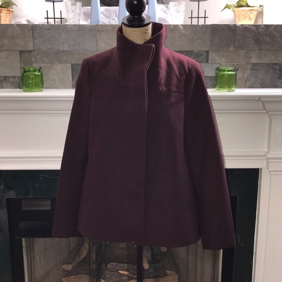 NWT Old Navy Plum Peacoat🥀 - Picture 1 of 7